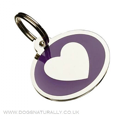 Purple Heart Dog Tag (Oval)